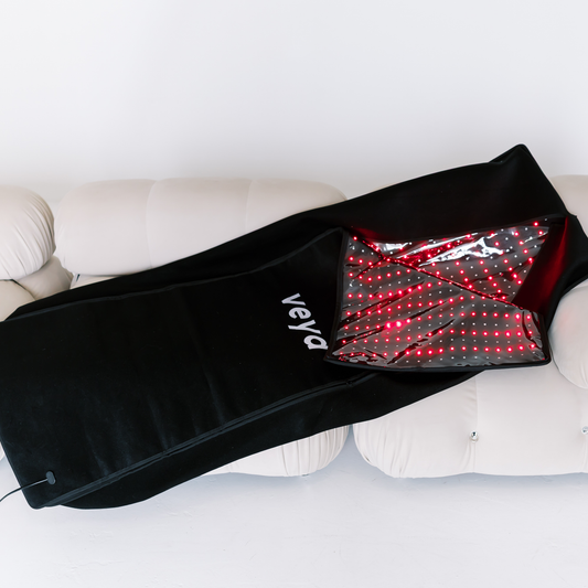 VEYA Red Light & Infrared Therapy Sleeping Bag | Full Body LED Wellness Mat for Pain Relief & Recovery | Portable Home Use