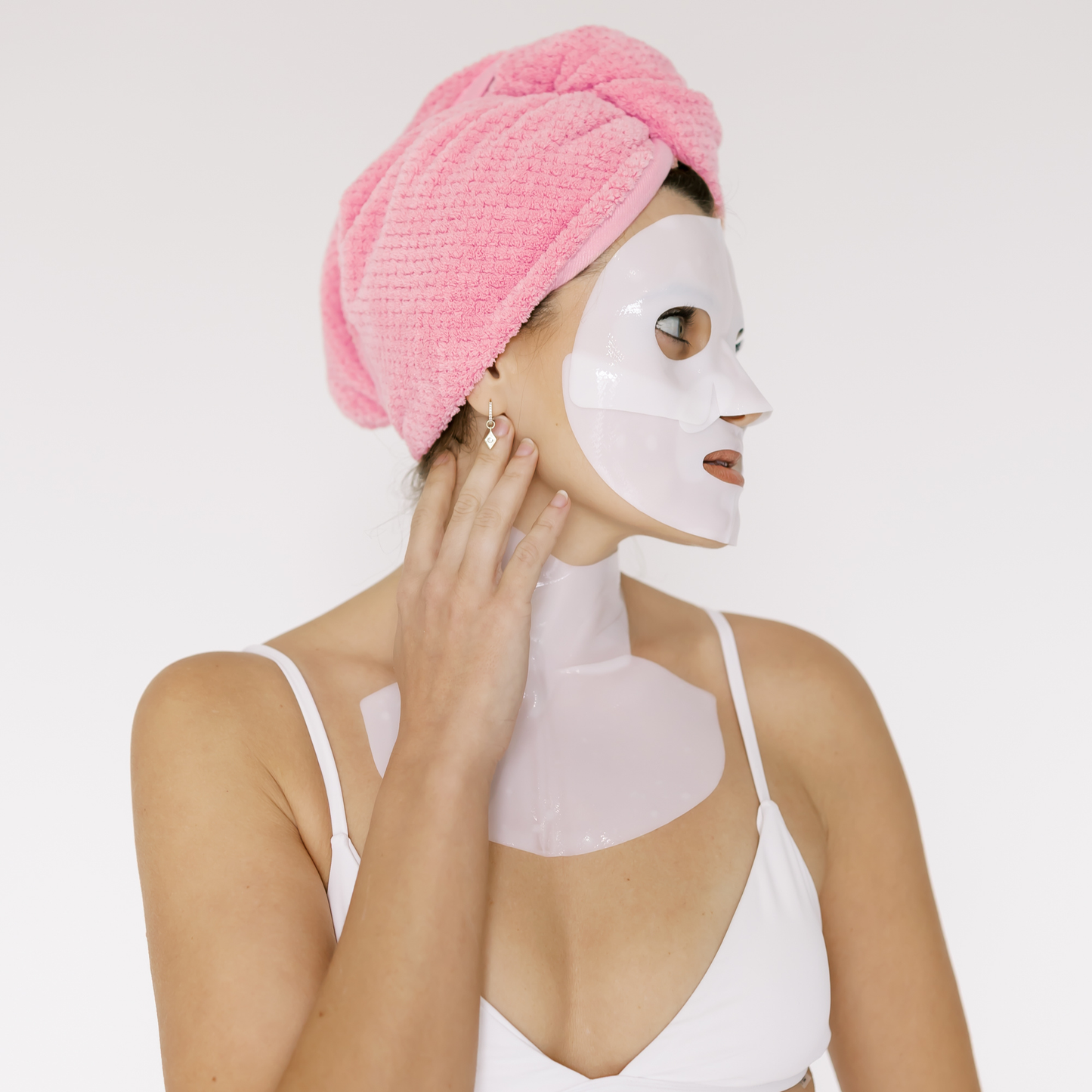 VEYA Biogel Collagen Sheet Masks - 4 Face + 4 Neck + 4 Chest | Deep Hydration Firming & Plumping Skincare