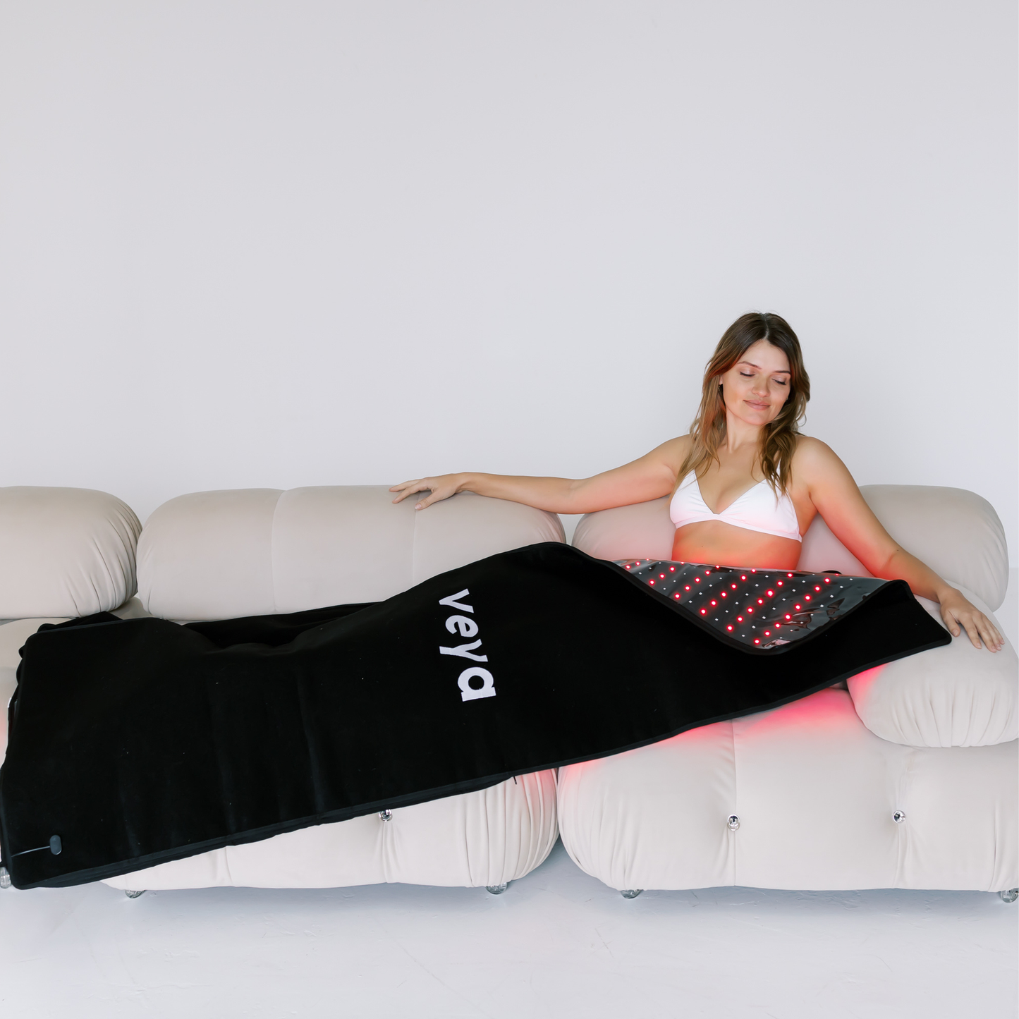 VEYA Red Light & Infrared Therapy Sleeping Bag | Full Body LED Wellness Mat for Pain Relief & Recovery | Portable Home Use