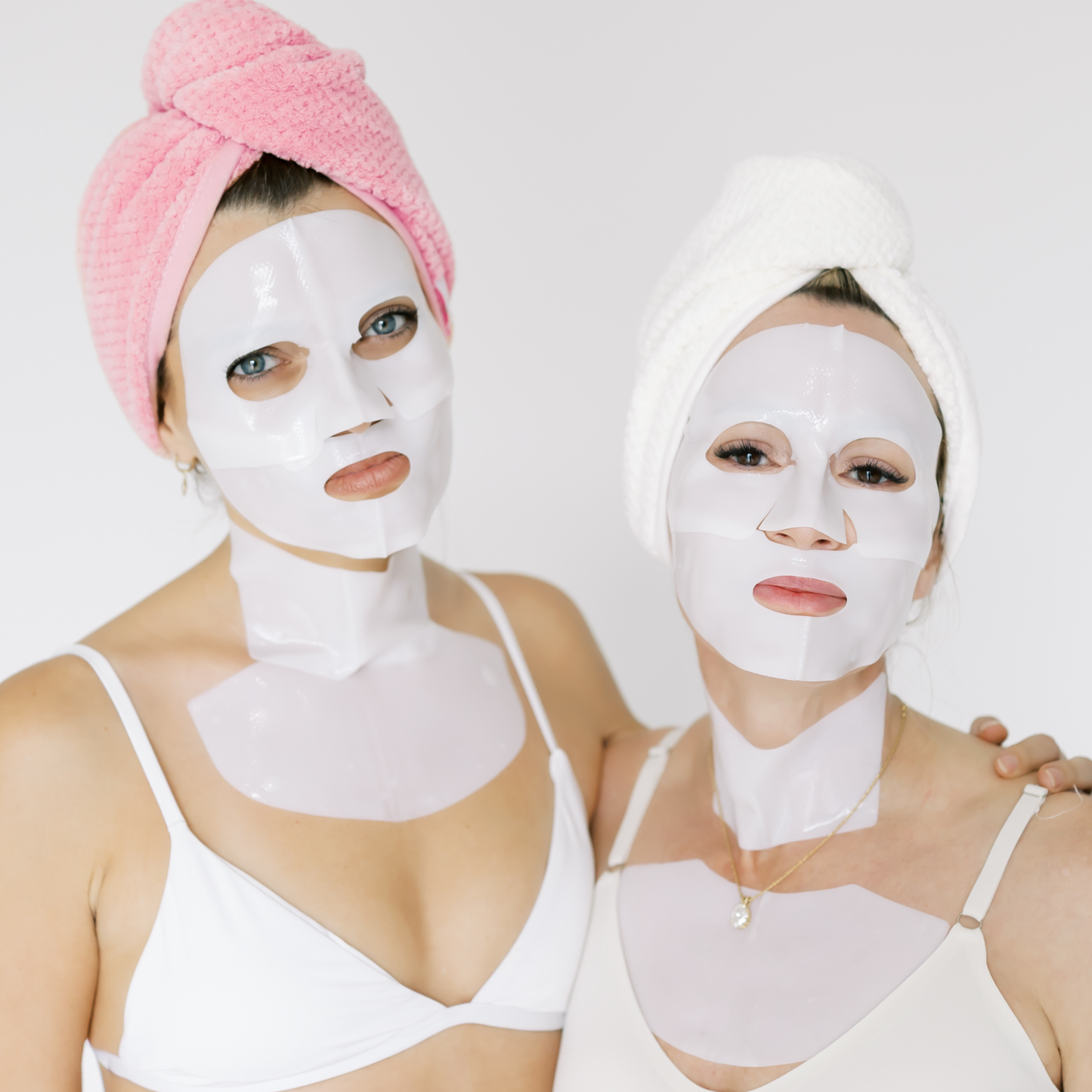 VEYA Biogel Collagen Sheet Masks - 4 Face + 4 Neck + 4 Chest | Deep Hydration Firming & Plumping Skincare