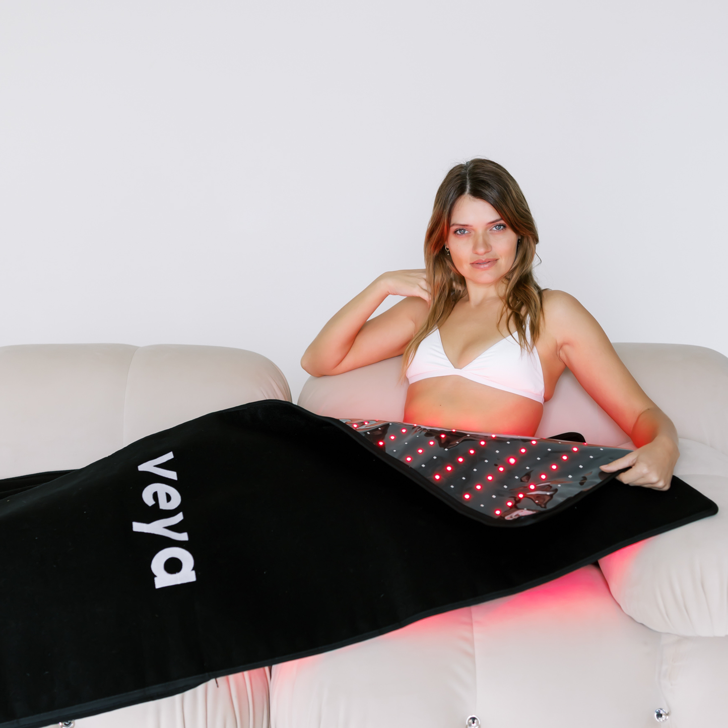 VEYA Red Light & Infrared Therapy Sleeping Bag | Full Body LED Wellness Mat for Pain Relief & Recovery | Portable Home Use