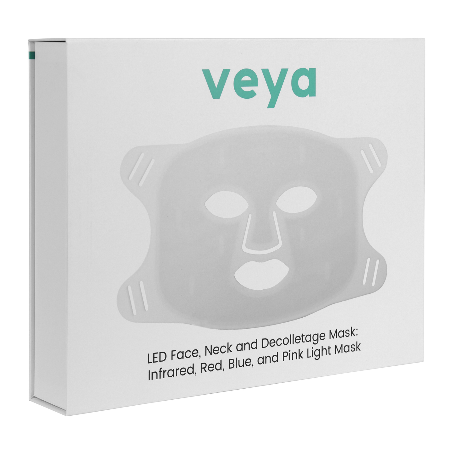 VEYA Full-Spectrum LED Face, Neck & Décolletage Light Therapy Mask | 4 Wavelengths Skincare Device for Home Use