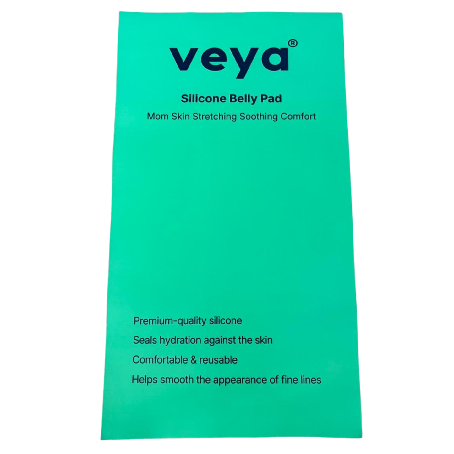 VEYA Silicone Belly Pad – Reusable Silicone Belly Mask for Serum Locking, Pregnancy Moisture Locking, and Postpartum Skincare (Petal Design)